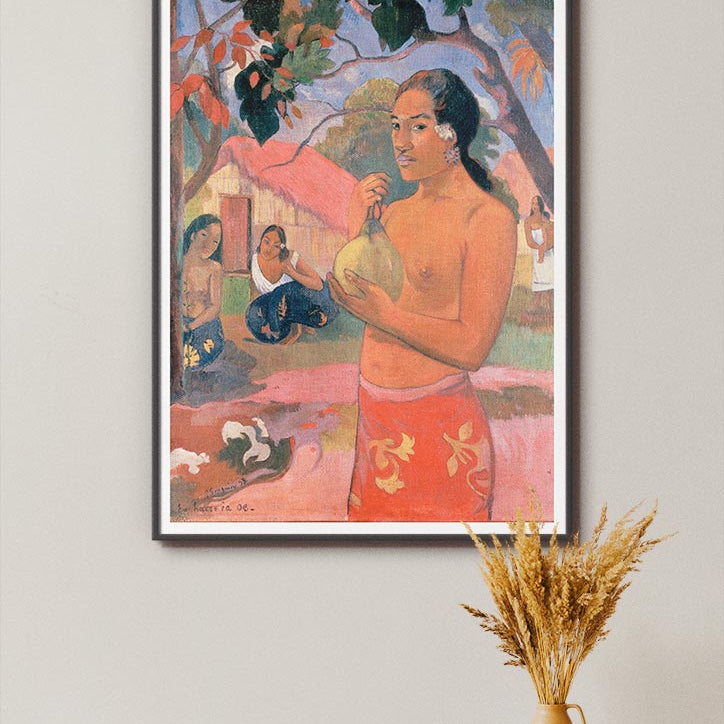 Paul Gauguin Print - Woman Holding a Fruit