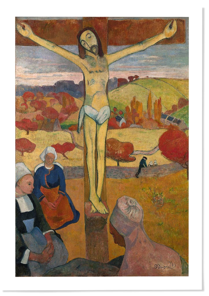 Paul Gauguin Print - The Yellow Christ