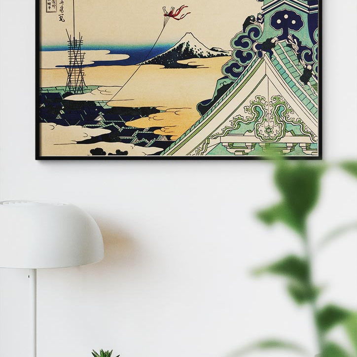 Hokusai Art Print - Toto Asakusa Honganji