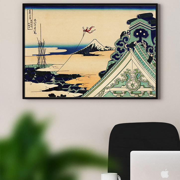 Hokusai Art Print - Toto Asakusa Honganji