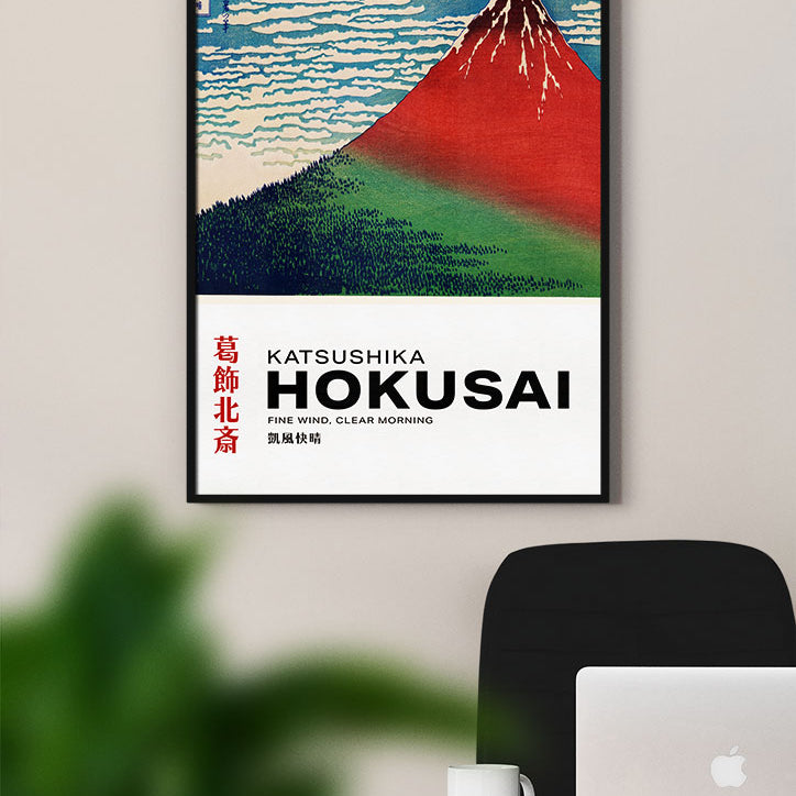Hokusai Art Print - Fine Wind, Clear Morning