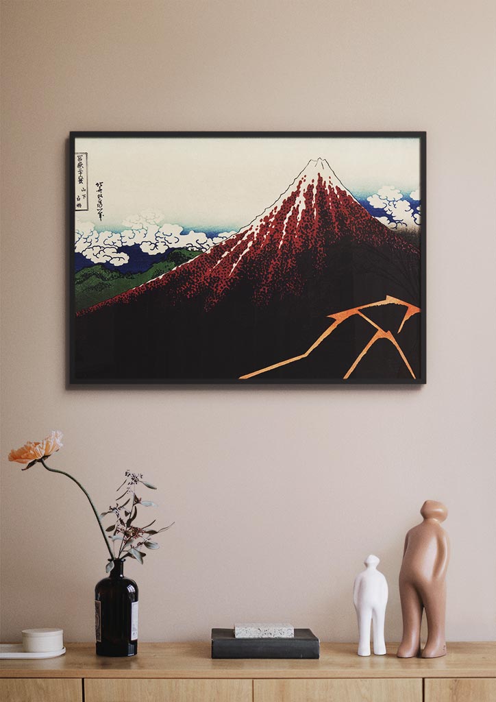 Hokusai Art Print - Sanka Hakuu