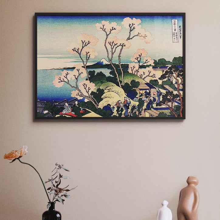 Hokusai Art Print - Goten-Yama Hill