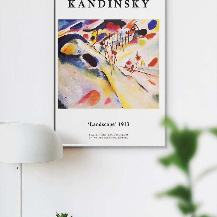 Kandinsky - Abstract Landscape Painting