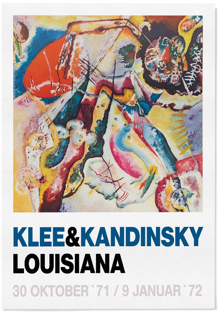 Wassily Kandinsky & Paul Klee Exhibition Poster