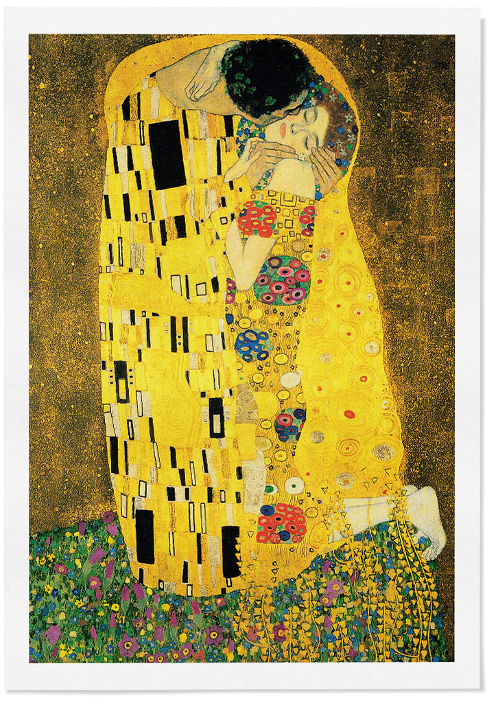Gustav Klimt Art Print - The Kiss
