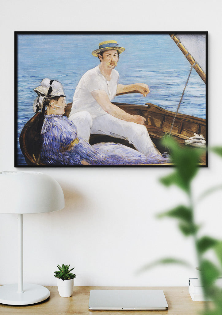 Édouard Manet Art Print - Boating