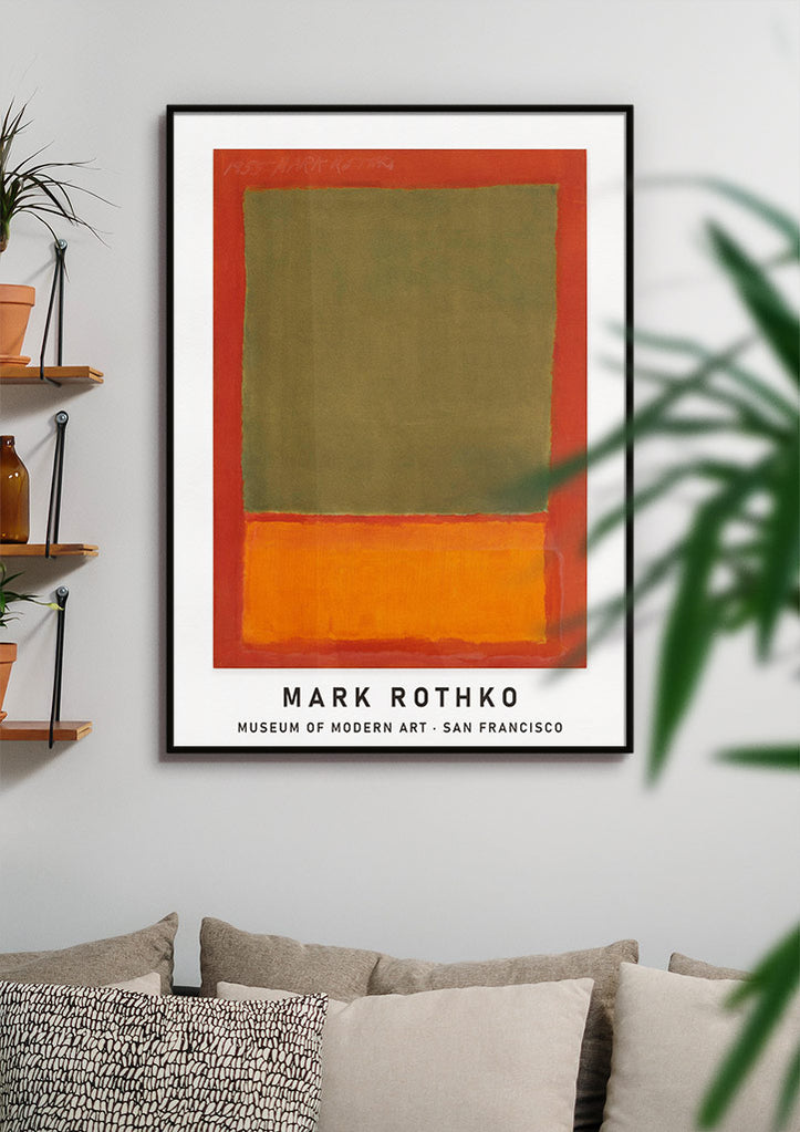 Mark Rothko Art Poster - Untitled (1955)