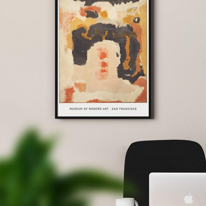 Mark Rothko Exhibition Poster- Untitled (1947)