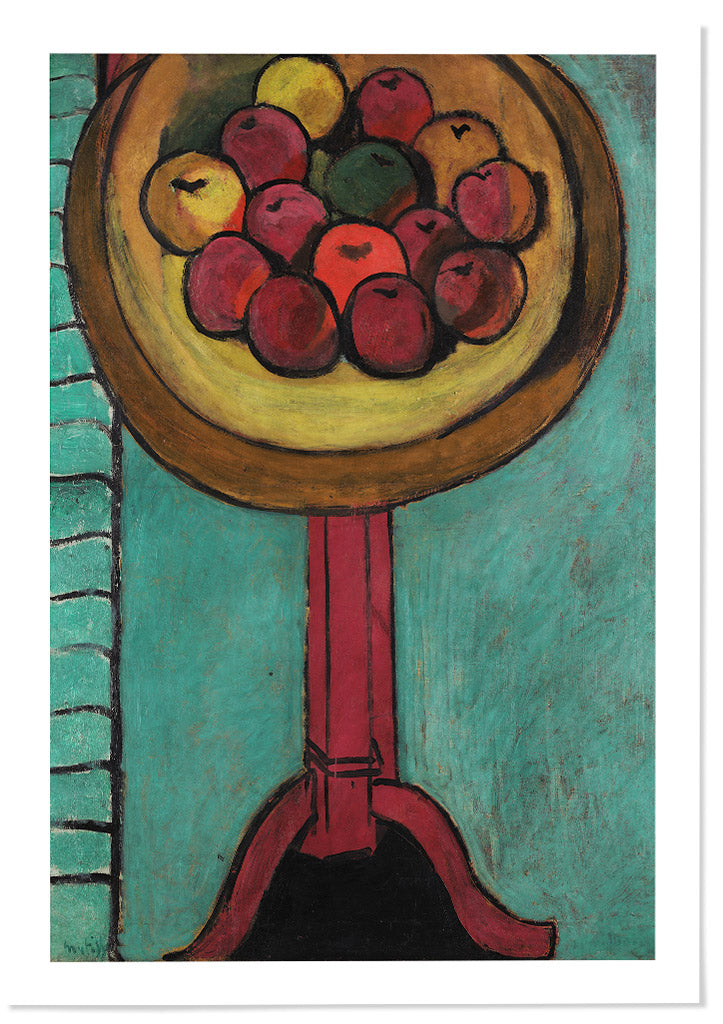 Henri Matisse Art Print - Bowl of Apples on a Table