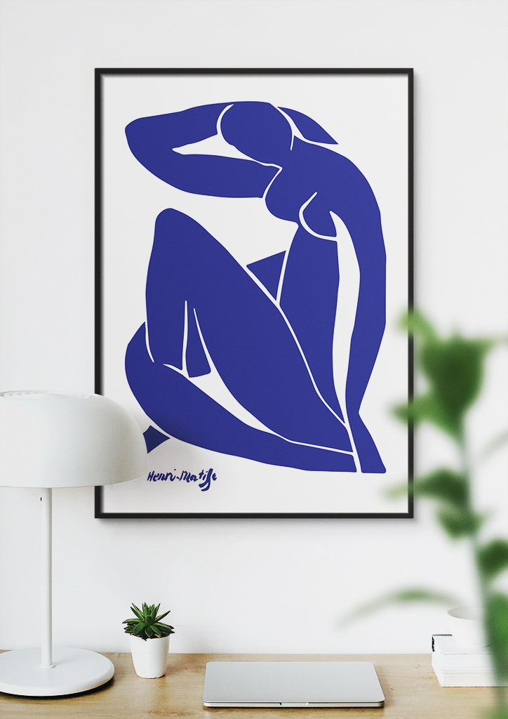 Henri Matisse Blue Nude Cut-Out Art Print