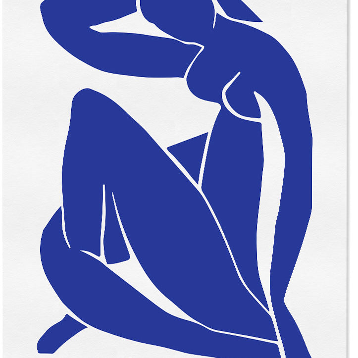 Henri Matisse Cut Out Art Print Set - Blue Nude