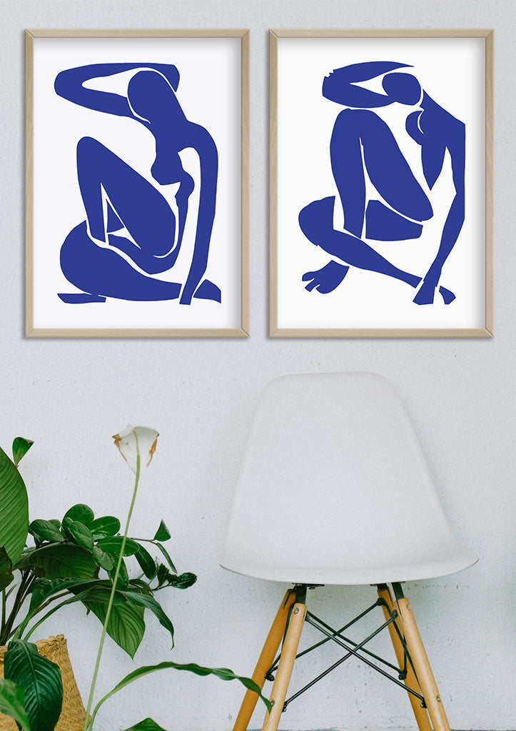 Matisse Art Print Set - Blue Nudes pt.2