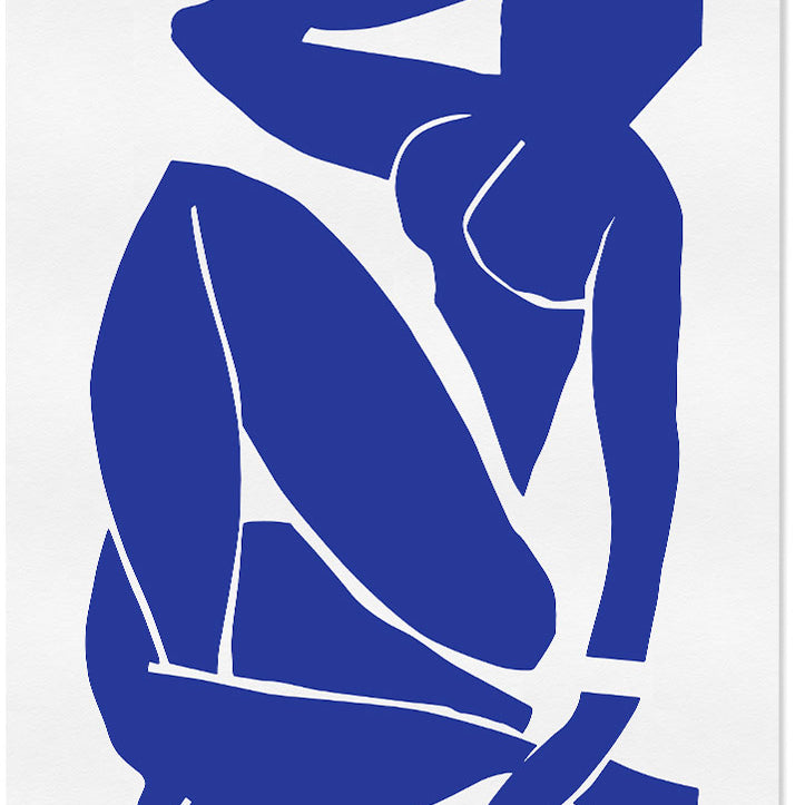 Henri Matisse Cut Out Art Print Set - Blue Nude