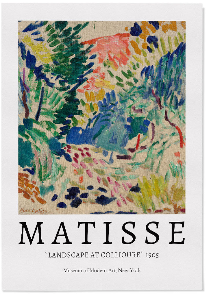 Henri Matisse Art Print - Landscape at Collioure