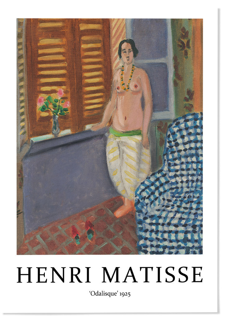 Henri Matisse Art Print - Odalisque