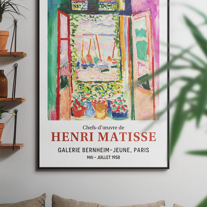 Open Window at Collioure by Henri Matisse Art Poster