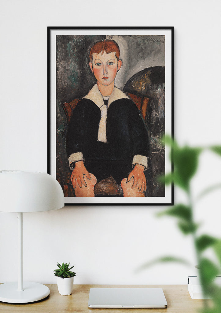 Modigliani Art Print - Boy in Sailor Suit