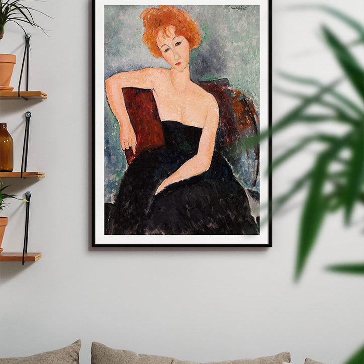 Modigliani- Portrait of the Red-Headed Woman