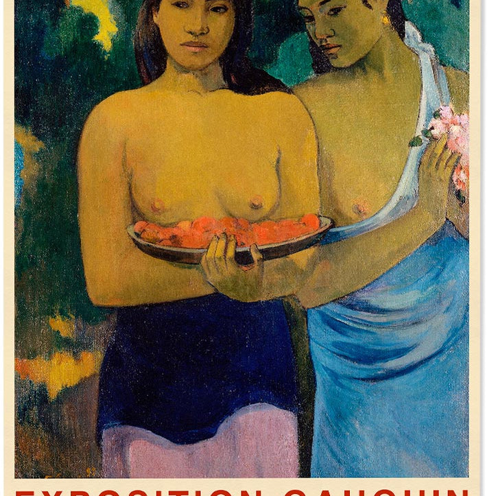 Paul Gauguin Poster - Two Tahitian Women