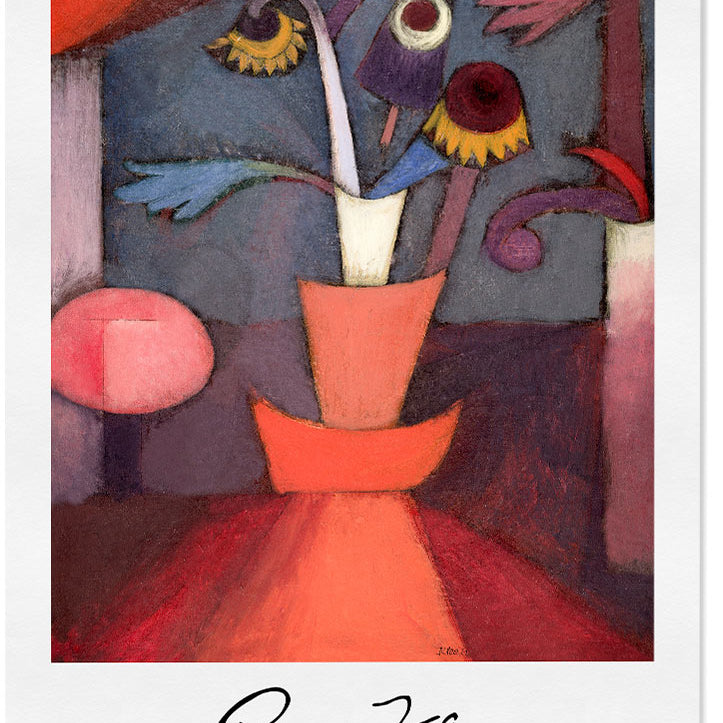 Autumn Flower is an abstract floral still-life painting by Paul Klee.