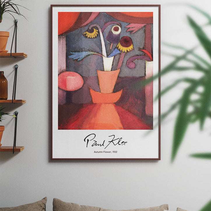 Autumn Flower is an abstract floral still-life painting by Paul Klee.