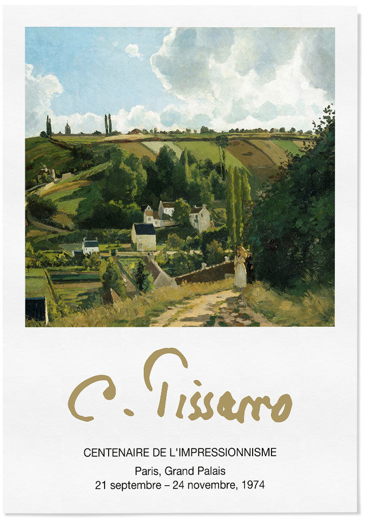 Camille Pissarro Art Poster - Jalais Hill, Pontoise 