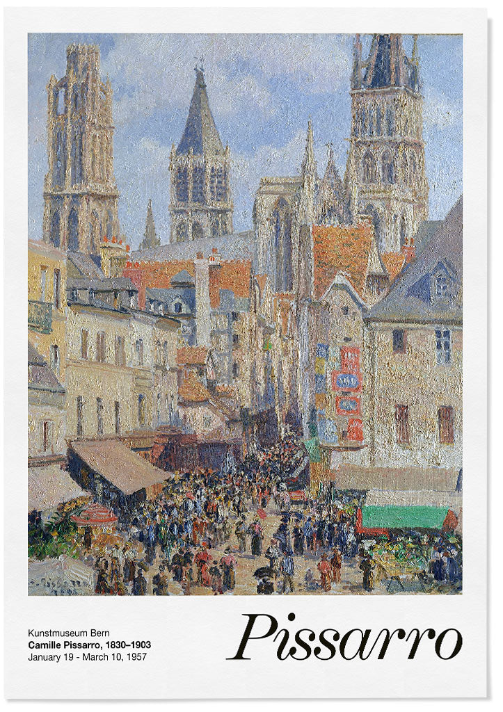 Camille Pissarro - Rue de l'Épicerie, Rouen
