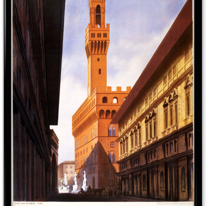 Firenze Vintage Travel Poster