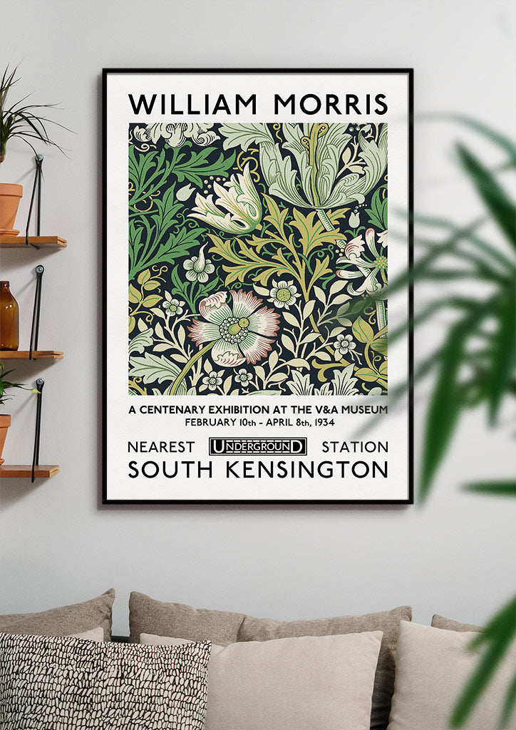 William Morris Exhibition Poster - Compton