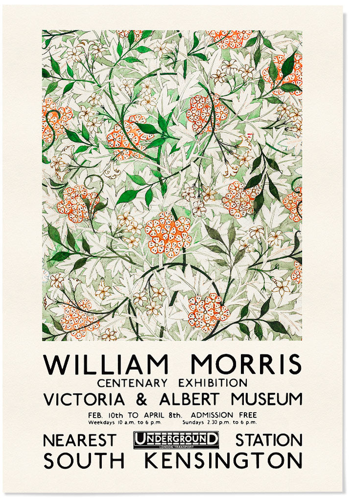William Morris - Jasmine Exhibition Poster