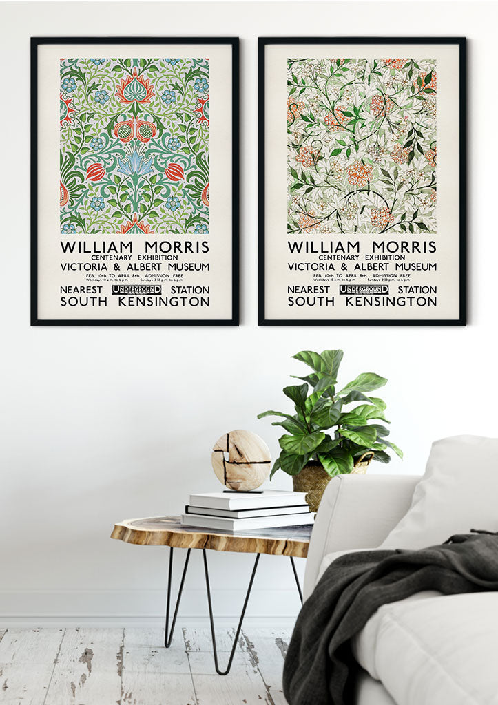 William Morris Print Set - Jasmine and Persian
