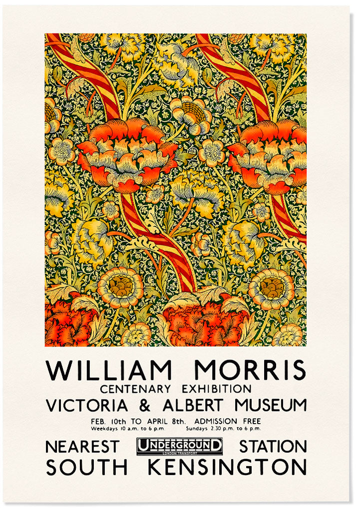 William Morris - Wandle Exhibition Poster