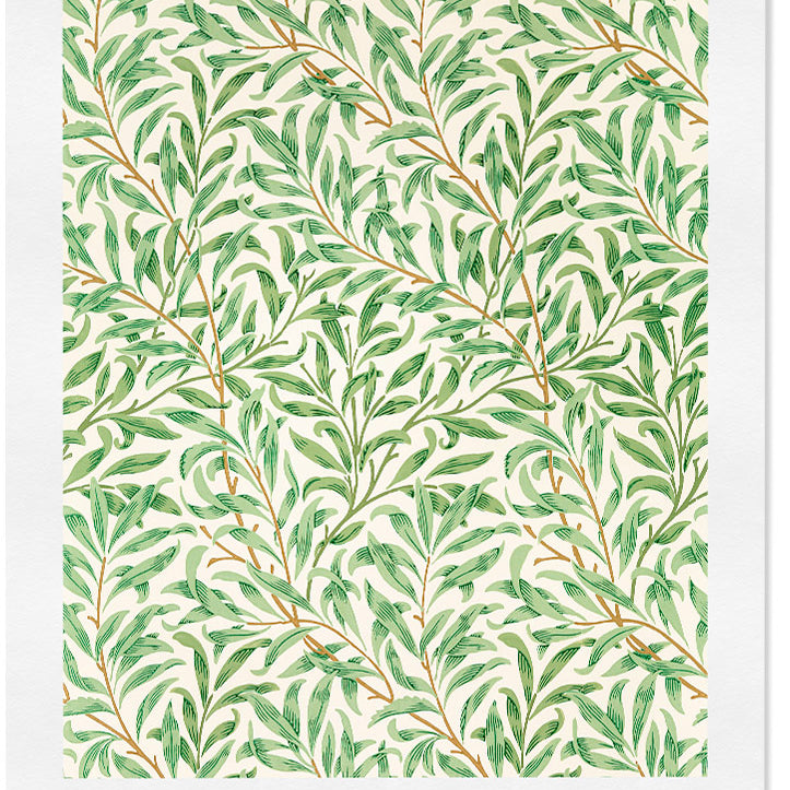Willow Bough floral poster by William Morris